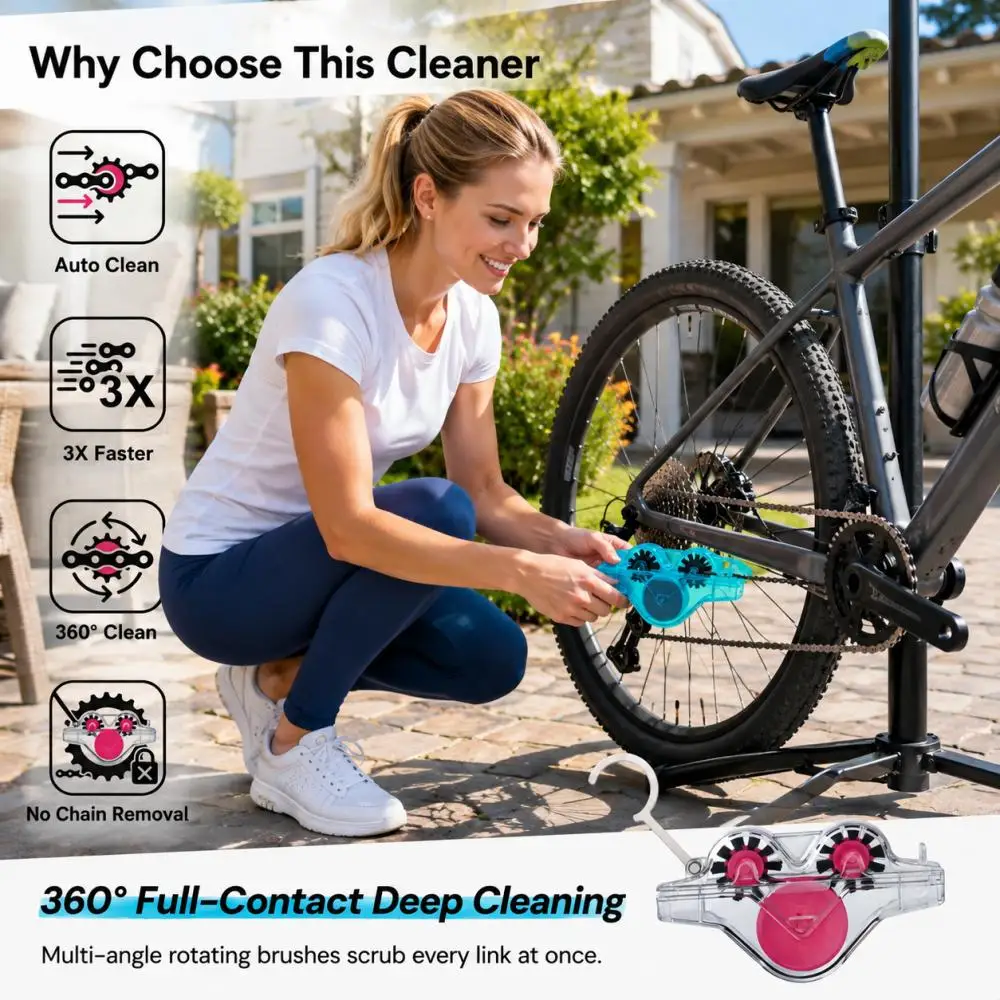 MTB 로드 바이크 체인 클리너 도구 - 편리한 사이클 - Bike Chain Cleaner 리뷰 및 가격