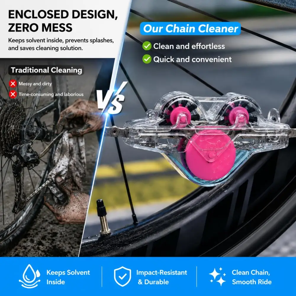 MTB 로드 바이크 체인 클리너 도구 - 편리한 사이클 - Bike Chain Cleaner 리뷰 및 가격