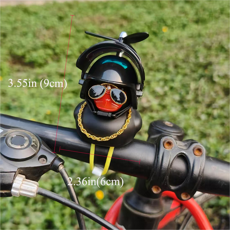 귀여운 고무 오리 자전거 핸들 바 프로펠러 안경이있는  - Yellow Cycling Gear 리뷰 및 가격