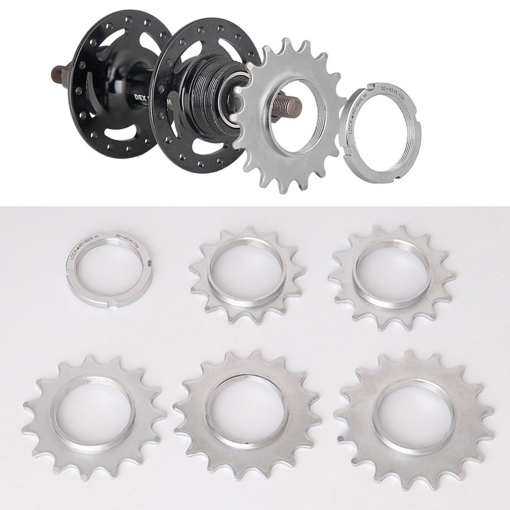 트랙 사이클링용 고정 기어 코그 및 잠금 링 세트, 1 - Cycling Gear Hub 리뷰 및 가격