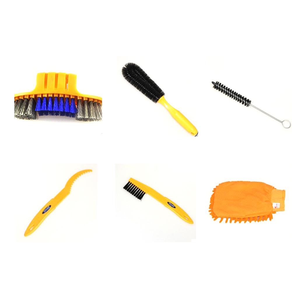 6Pcs 체인 클리너 다기능 타이어 브러시 도구 세트  - Bike Chain Cleaner 리뷰 및 가격