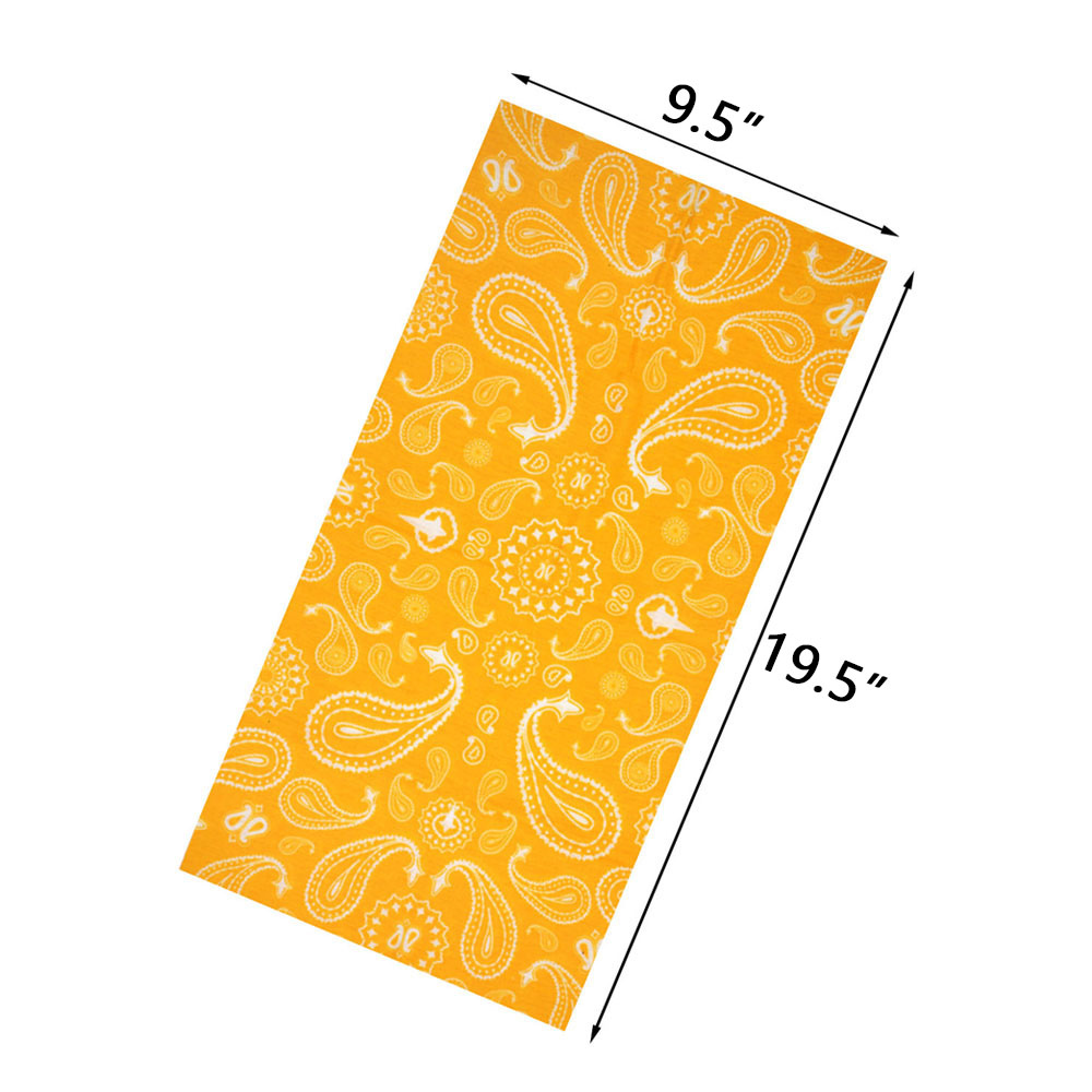 밝은 색상 튜브 Neckchief 여성 야외 스포츠 목 - Yellow Cycling Gear 리뷰 및 가격