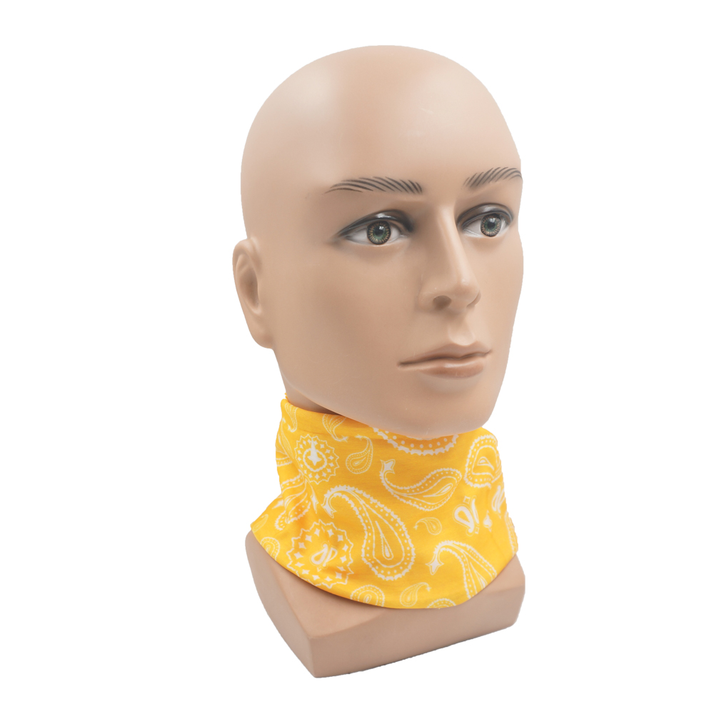 밝은 색상 튜브 Neckchief 여성 야외 스포츠 목 - Yellow Cycling Gear 리뷰 및 가격
